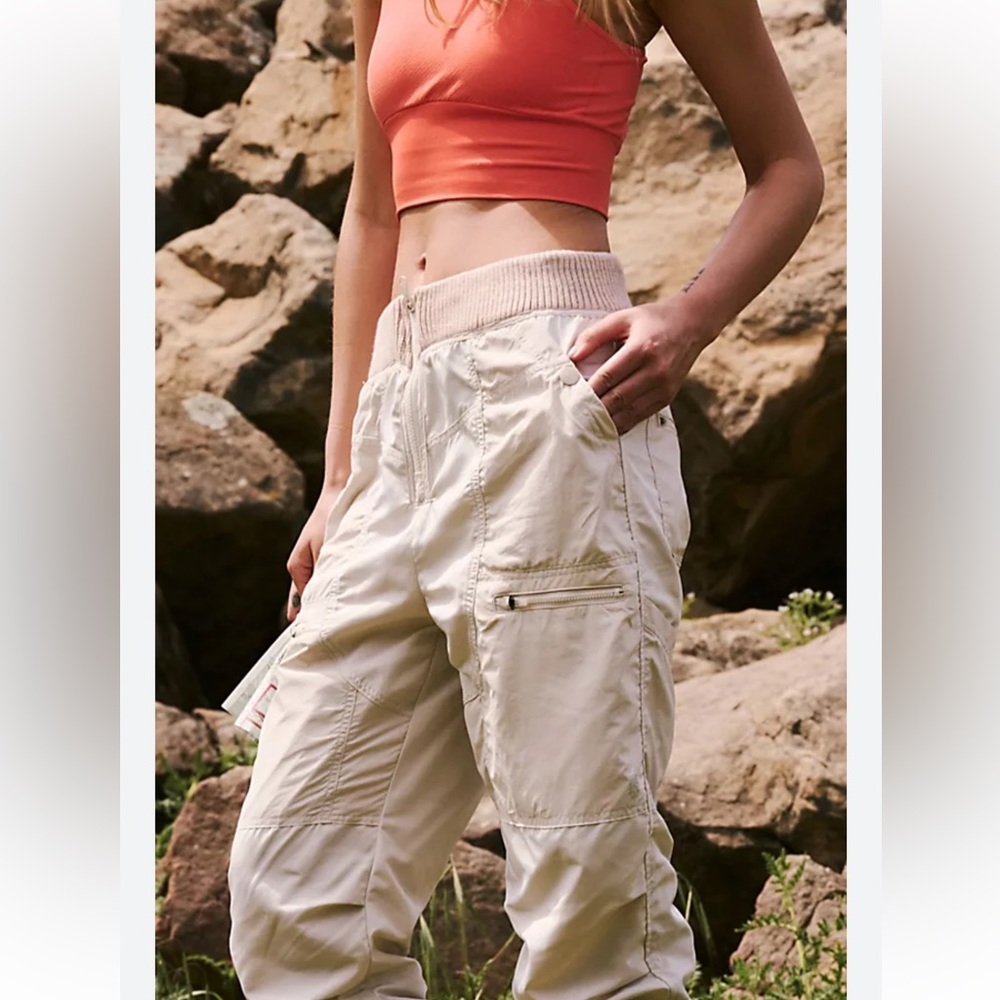 FP Movement by Free People Cream Track Pants